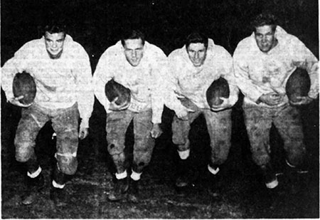 Palmerton 1949 backfield