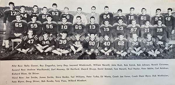 Palmerton High School football team 1950