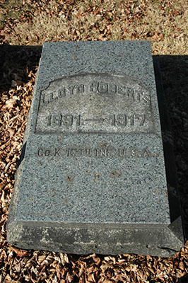 Grave of Lloyd Roberts