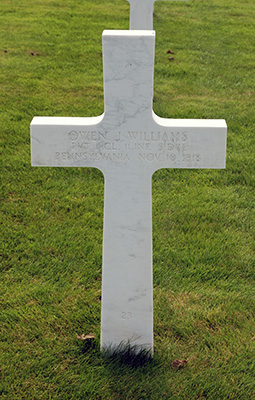 Grave of Owen John Williams