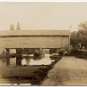 Lehigh Canal Wooden Bridge, Walnutport, Pa.